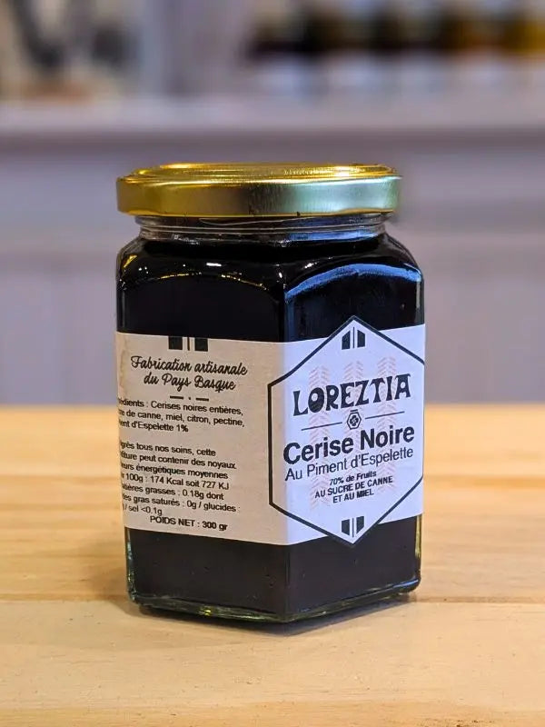confiture-cerise-noire-piment-espelette-loreztia SARDINE