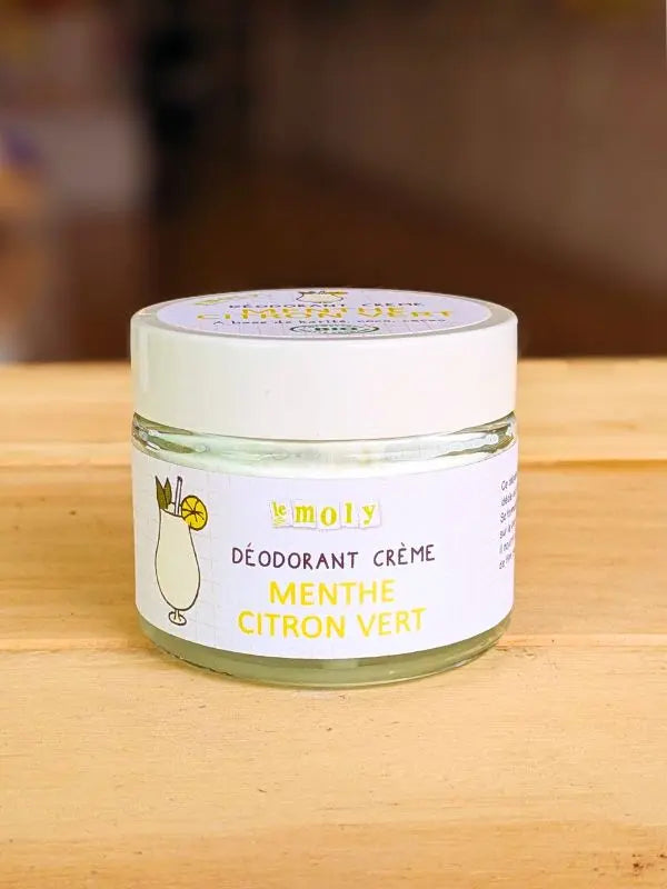 Déodorant bio crème Menthe Citron Vert - Le Moly Le Moly