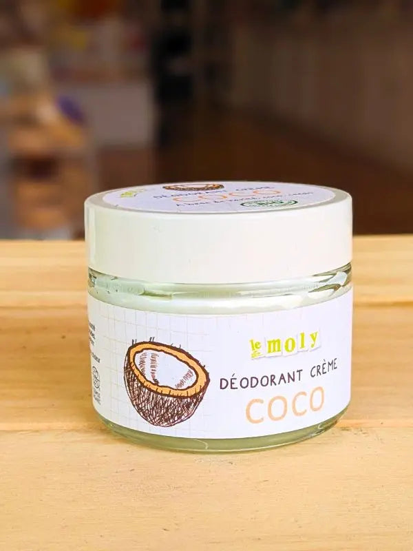 Déodorant bio crème Noix de Coco - Le Moly