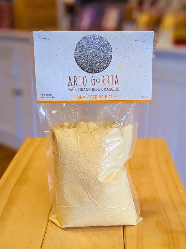 farine de mais grand roux arto gorria pays basque idoki bio