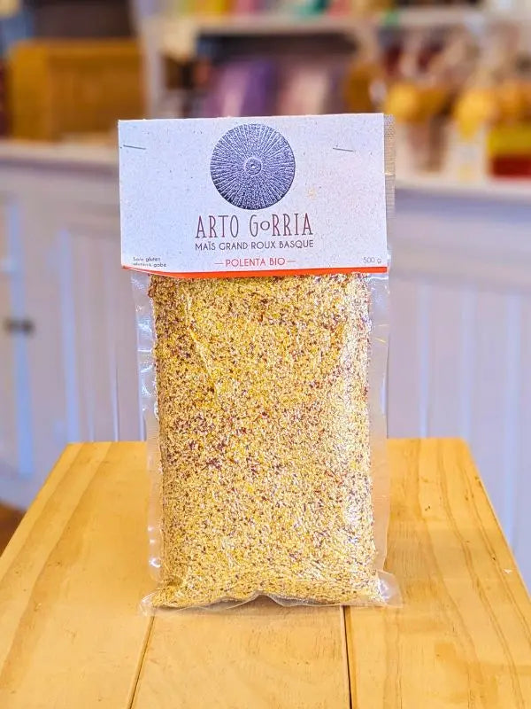 Polenta de Maïs Grand Roux Basque Arto Gorria Jon Harlouchet, Ferme Idiartia