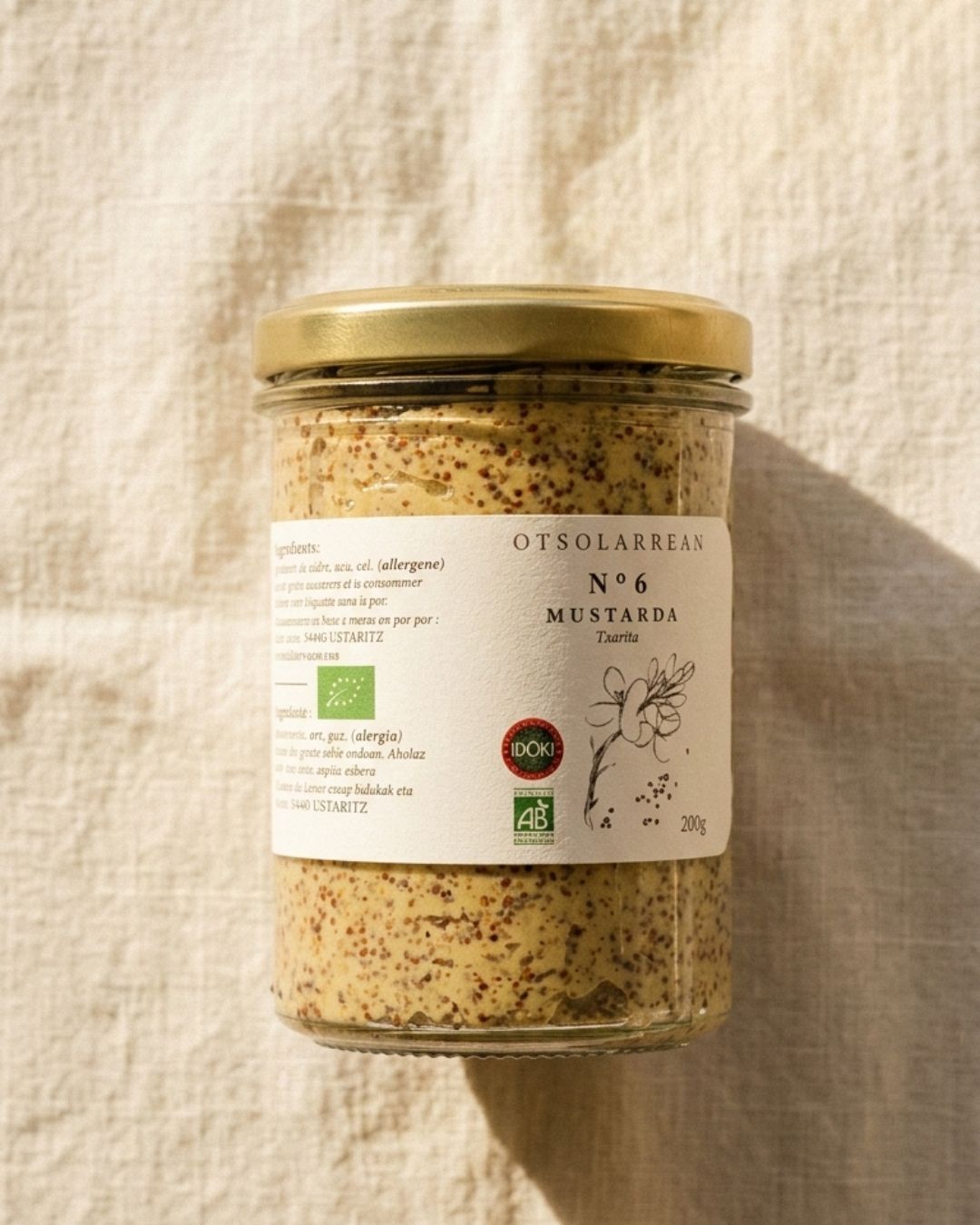 Moutarde du Pays Basque Otsolarrean | moutarde artisanale bio