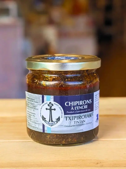 Chipirons à l'encre - Onake Pays Basque Onaké
