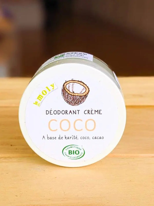 Déodorant bio crème Noix de Coco - Le Moly