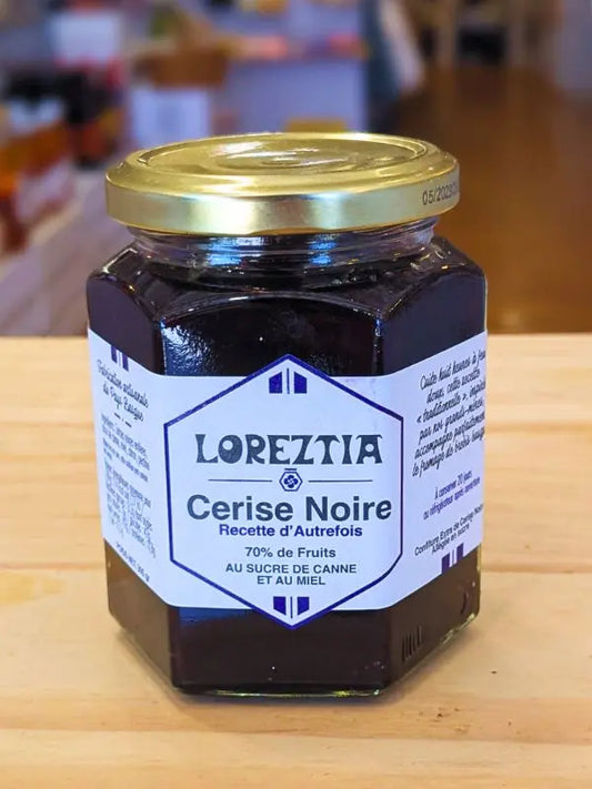 Confiture cerise noire, recette d'autrefois, Loreztia - Pays basque