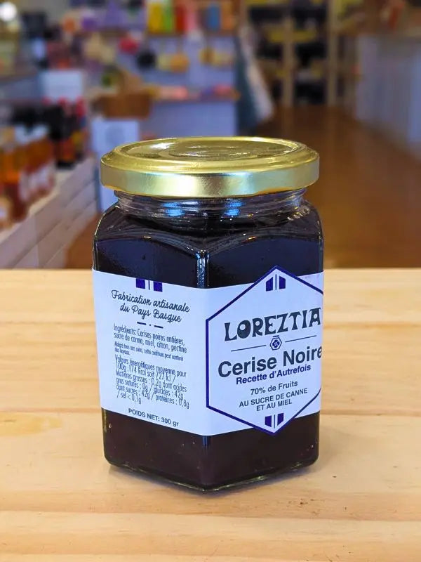 Confiture cerise noire, recette d'autrefois, Loreztia - Pays basque