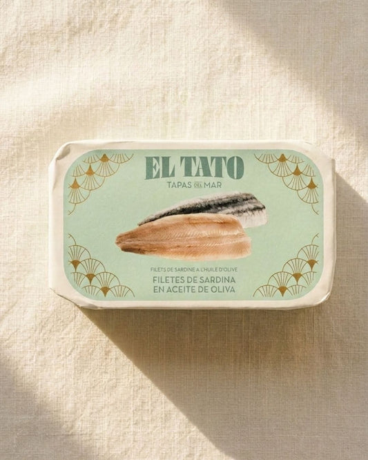 Filets de Sardines à l'Huile d'Olive — Calle El Tato | Conserve artisanale de Galice, 115 g