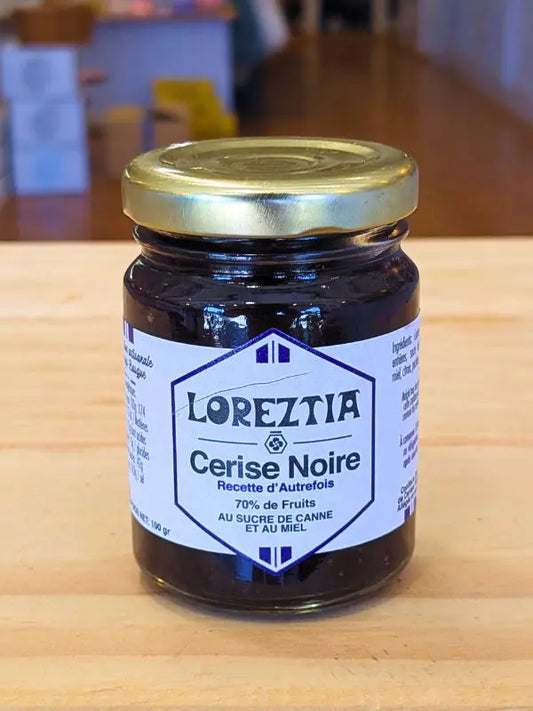 Confiture cerise noire, recette d'autrefois, Loreztia - Pays basque 100g