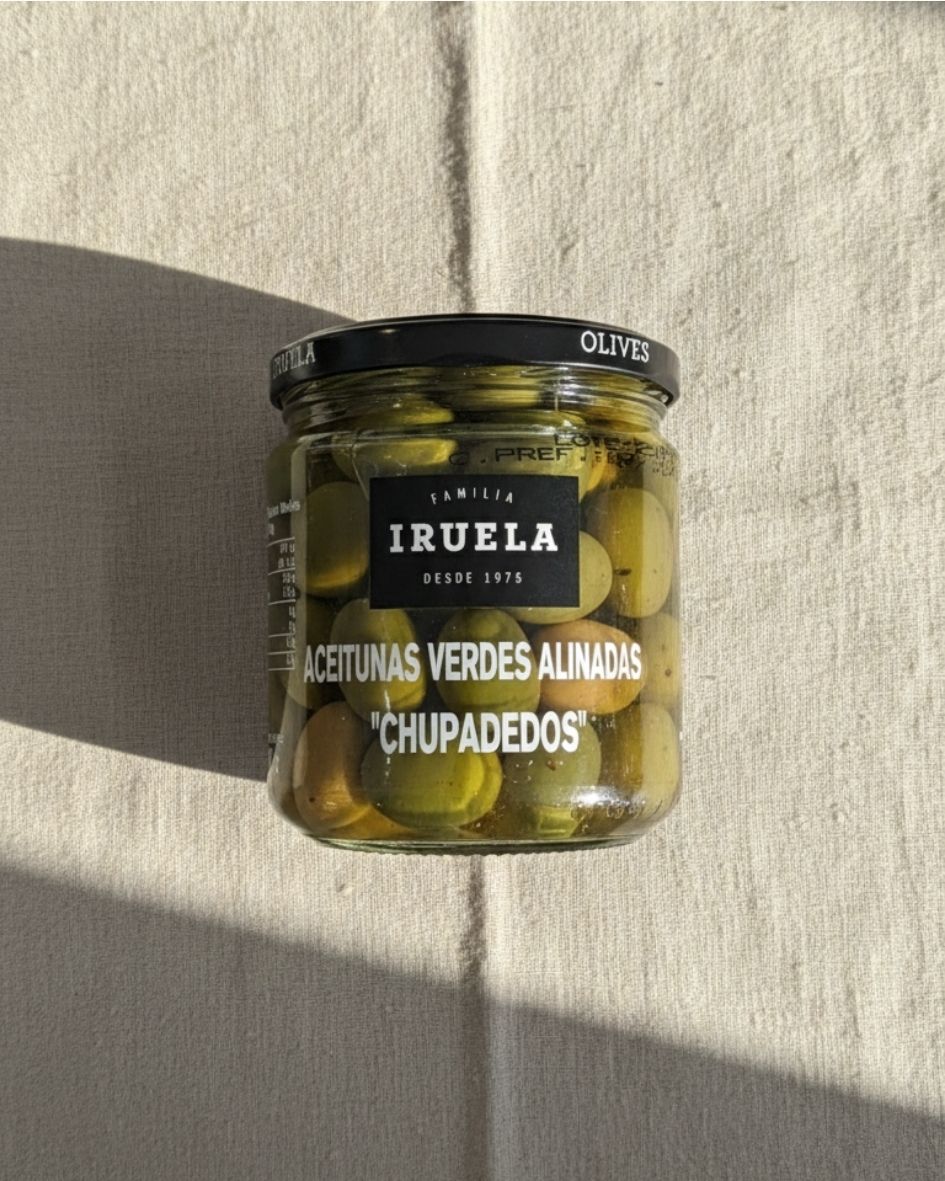 olives Iruela verdes aliñadas chupadedos olives espagnoles tapas
