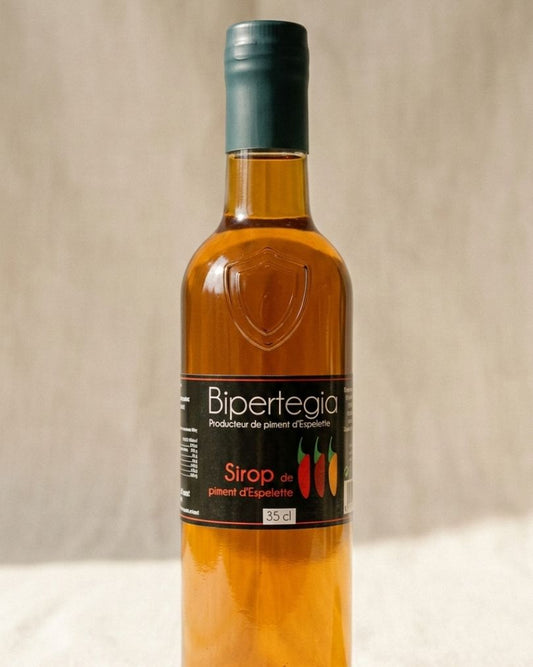sirop de piment d’Espelette AOP Bipertegia 35 cl condiment basque