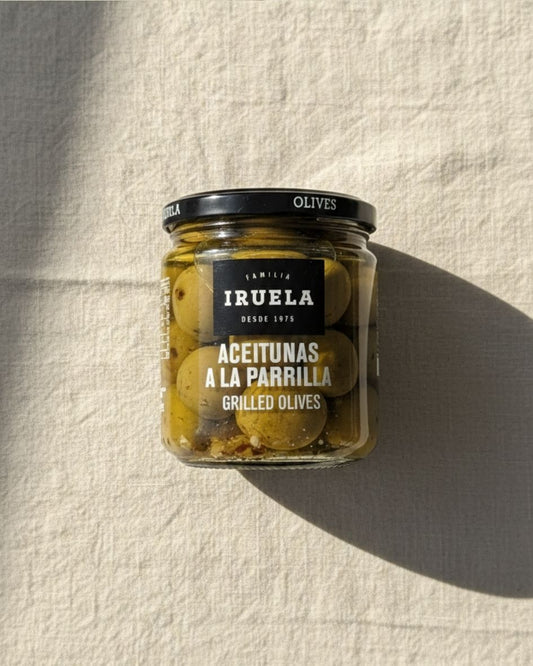 olives Iruela a la parrilla olives grillées espagnoles tapas