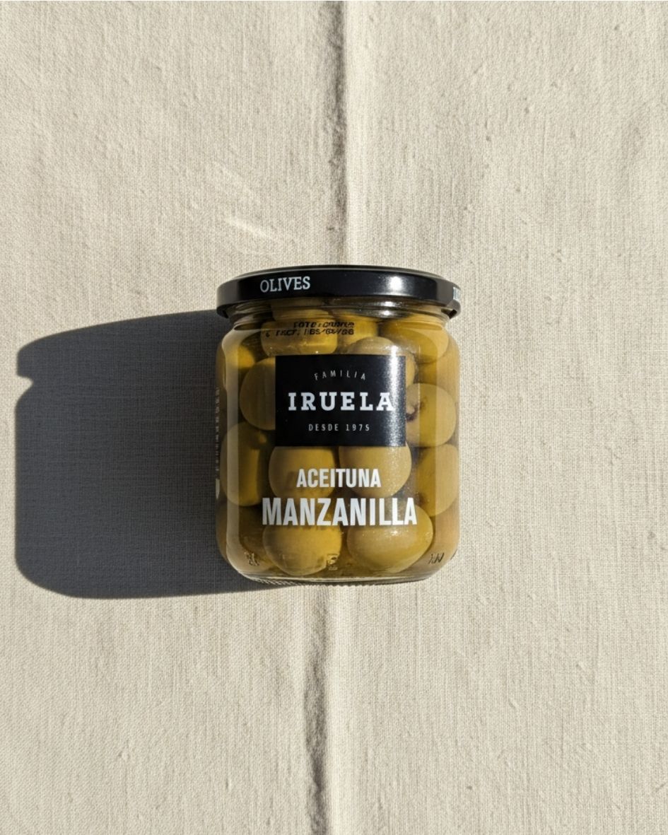 olives Iruela Manzanilla olives vertes espagnoles tapas