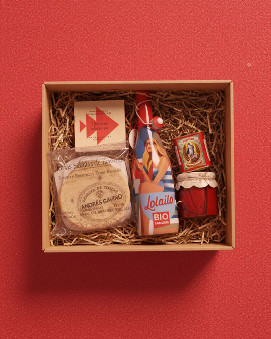 Coffret cadeau “Apéro Ibérique et Soleil” — le meilleur de l’artisanat espagnol